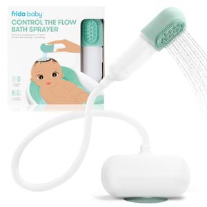 Frida Baby Control The Flow Bathtub Sprayer Attachment for Baby Bathtub, Shower Head with Scalp Massager, Control Waterflow with 2 Pressure Modes Frida Baby Control The Flow Bathtub Sprayer Attachment for Baby Bathtub, Shower Head with Scalp Massager, Control Waterflow with 2 Pressure Modes