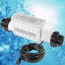 520555 Salt Chlorine Generator Cell, Suitable for Pools Up to 40, 000 Gallons, Includes 15' Cable 2" PVC Unions