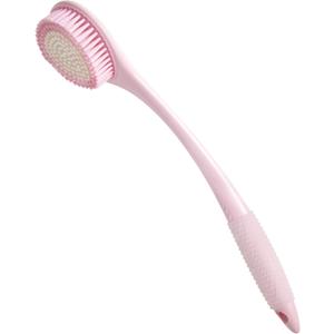 BEDELITE Back Bath Brush Long Handle for Shower - Soft Shower Brush for Men & Women,Back Brush Scrubber(16.4" Long), Skin Exfoliator for Bath Scrubber Body Brush(Pink)