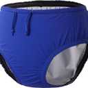 Youth Special Needs Reusable Swim Diapers Swimwear for Incontinence Cloth Diaper Covers Waterproof,Leakproof, Unisex (12-14T, Blue)
