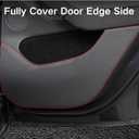 4PCS Door Side Protector for Model Y Juniper 2026 Door Side Anti Kick Wrap Pad Cover Mat Model Y Accessories