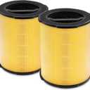 WELOV P200S Pet Care Filter 2 Packs, 3-in-1 H13 True HEPA and High-Efficiency Activated Carbon Filter for Pet Hair, Dander, Pollen, Dust, Pet Odor, and Other Unwanted Smells