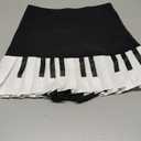 Piano Skirt Mini Skirts for Women High Waisted Whimsy Twee Skirt Y2k Harajuku Dark Coquette Aesthetic Grunge (Small, A-black-1)