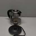 CHEFMAN Electric Kettle - 1.2L 1500W Hot Water Tea Pot with Infuser, BPA Free, Auto Shut Off, Boil-Dry Protection, Removable Lid, LED Light, Cordless Glass Electric Tea Kettle  Stainless Steel