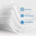 JMU 2000 Gauze Pads 4x4, Non Woven Sponges 4-Ply Non-Sterile Guaze | All Purpose Gauze Sponges