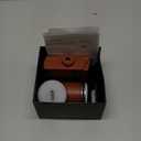 The Innovative Knife Sharpener - Patented Multi-Angle Premium Rolling Knife Sharpener with Extra Replacement Head for Chef's, Fruit, and All Steel Knives (Brown)