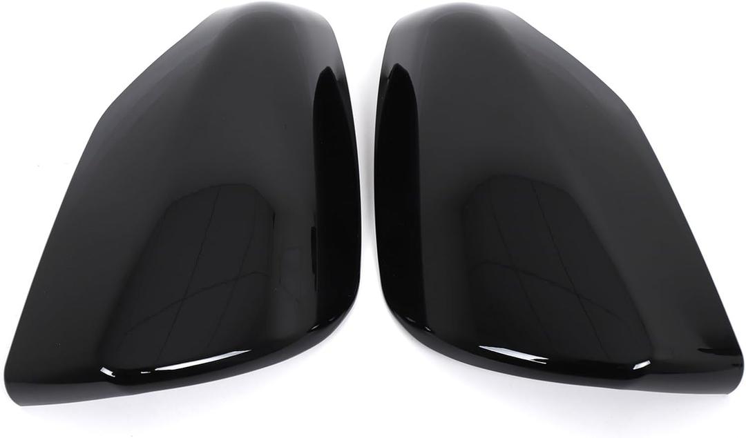 Car Rearview Mirror Cover compatible with Subaru Outback 2021-2025ABS Exterior Door Side Rearview Mirror protective Cover Cap Decorative Accessories (Piano Black)