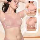 Soft Intention Jelly Wireless Bra Seamless Push Up Full Coverage Supportive Everyday Sport T-Shirt Bra Regular & Plus Size 6XL