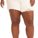 Levi's Women's Plus-Size 501 Original Shorts, Whiteboard-White, 20W
