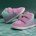 WateLves Toddler Wide Barefoot Shoes Boys Girls Little Kid High Top Minimalist Sneakers | Zero-Drop Healthy Sole | Natural to Grow (Fish Scale)