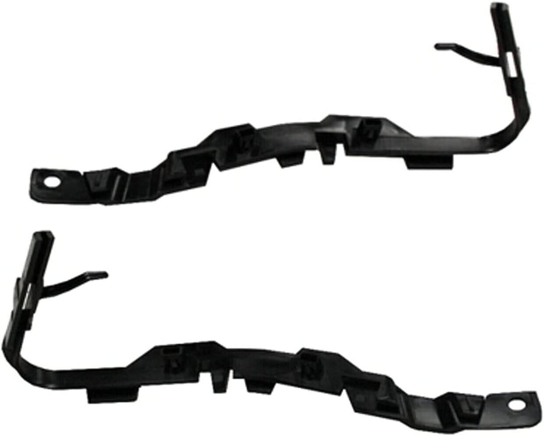 Set of 2 Front Driver and Passenger Side Bumper Cover Retainer Bracket Black Textured Plastic For 2008-2016 Chrysler Town and Country 2011-2020 Dodge Caravan 5113137AA 5113136AA CH1042120 CH1043120