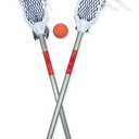 STX FiddleSTX Two Pack Mini Super Power with Plastic Handle and One Ball, 30-Inch,White/Grey