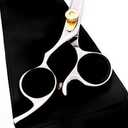 Ruvanti Left Handed Hair Cutting Scissors 6.5 - Professional Shears, Sharp Hairdressing/Haircutting Scissors for Men/Women