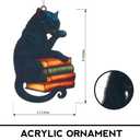 Black Cat Christmas Ornament 2026 Funny Christmas Ornaments for Tree, Tuxedo Style Cat Decor, Gifts for Cat Lovers Women Men Kids, Crazy Cat Lady Present, Xmas Tree Decor