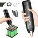 Battery Spot Welder, Portable Handheld Battery Spot Welder for Lithium Batteries, 18650 Battery, 0.1-0.25mm Nickel Strips, Welding Nickel Sheets, Iron, 11 Gear Adjustable and Auto Manual Modes