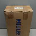 MIULEE Pinch Pleated Thick Linen Curtains 96 Inch 4 Panels Set Back Tab Memory Trained Pinch Pleat Semi Sheer Light Filtering Curtains Let Light in Window Drapes for Living Room Bedroom Olive Green