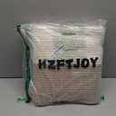 HZFTJOY Large Blanket Basket for Organizing,65L Closet Organizers and Storage Bins Box for Shelves Woven Rope Storage Baskets,Living Room,Bedroom,Dorm,Laundry room (White&Brown)