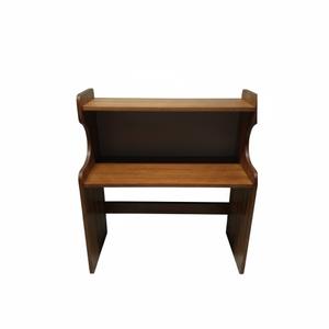 Small Book Shelf, Desktop Shelves for Small Spaces, Home and Office Book Organizer with Wooden Bookshelves, Kids Book Display, Dark Brown