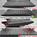 TripleAliners Truck Mat Compatible with 2019-2026 Ram 1500 Power Tailgate-Release&Standard Tailgate Accessories, Tailgate Mat Custom Fit All Weather Pickup Liner, Not Classic/Multifunction/Power Ver.