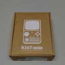 R36T Retro Gaming Console, 3.5''IPS Screen CRT-Inspired, Handheld Game Console 64GB with 18000+ Classic Games Supports WiFi Networked Fighting and OTG, 3500mAh Battery, with Portable Case(Black 64GB)