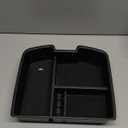 fit for Center Console Organizer Tray 2007-2014 GMC Sierra Chevy Silverado Tahoe Yukon Suburban - GM Vehicles Accessories Replaces 19166288 (Black)