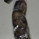 ALxnan Invisible Wire Hair Extensions - 20 Inch Brown Mixed Blonde Long Wavy Synthetic Hairpiece with Transparent Wire Adjustable Size, 4 Secure Clips for Women