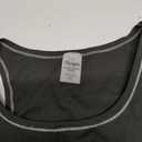 Danysu Women Rib Tank Top Padded Workout Top Square Neck Crop Tank Fitted Basic Cami Tops (Small, Black)