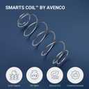 Avenco Twin Mattress, 10 Inch Medium Firm Twin Size Mattress in a Box, Hybrid Mattresses with Smarts Coil Pocket Springs for Motion Isolation, Strong Edge Support, CertiPUR-US Certified