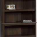 Sauder 5-Shelf Bookcase/ Book shelf, L: 35.28" x W: 13.23" x H: 69.76", Cinnamon Cherry finish