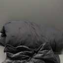 Bedsure Velvet Fleece Comforter Set King, Dark Grey Lightweight Quilted Bedding Set, Soft Warm Blanket for All Season, 3 Pieces, 1 Comforter (104" x 90") and 2 Pillow Shams (20" x 36")