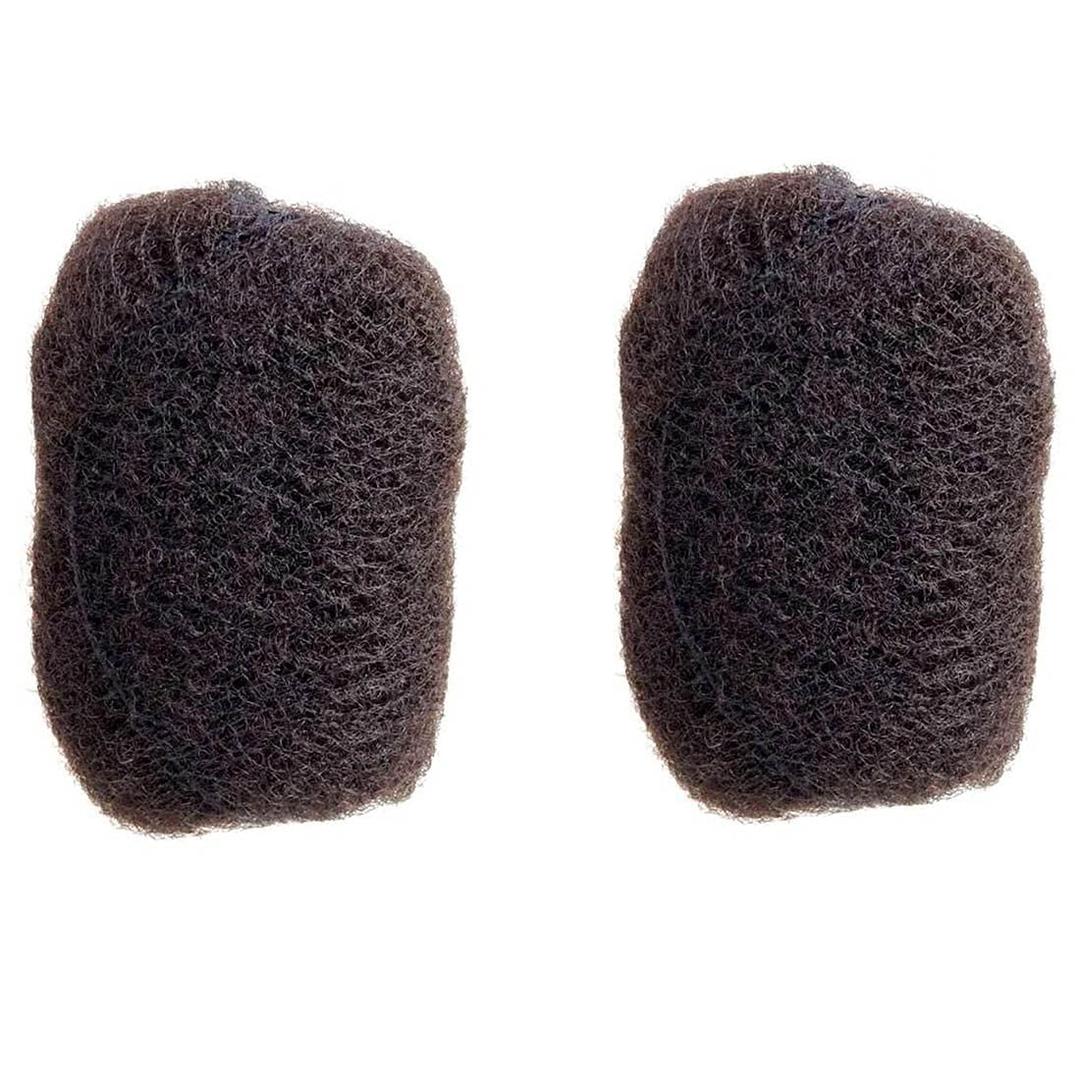 BESHINNAAUL Afro Kinky Bulk Human Hair,2 Bundles/Package,50 Grams/1.76 Oz Each Bundle,Dark Brown #2 Ideal for Dreadlocks Extension,Twists and Braids #2,8inch