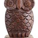 Birthday Gifts for Women Wooden Owl Glasses Holder Night Stand Reading Eyeglass Spectacle Retainer Gifts for Adults Women Men Him Her Mom Dad Car