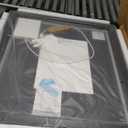 Amorho 40" X36" LED Bathroom Mirror with Black Frame, Front Light and Backlit(Controlled Separately), Stepless Dimmable, Anti-Fog, Shatter-Proof, 3 Colors, Memory