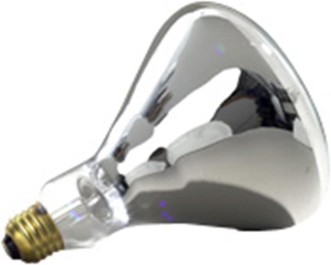 12 Qty. Halco 375W R40 CL 120V Heat 5M Prism R40CL375 375w 120v Incandescent Clear Infrared Prism Lamp Bulb