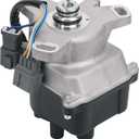 Ignition Distributor Compatible with Honda Civic DX, CX, LX 1.5L NON V-TEC 1992 1993 1994 1995, Replacement OEM TD-41U TD-47U 30100-P06-A02 30100P06A02 DST102