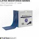THERABAND Resistance Band, Black, Special Heavy, 50-Yard Roll, Latex Elastic Band for Exercise (Level 4 / Extra Heavy - Blue)