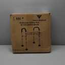 Vaunn Medical Deluxe Adjustable and Foldable Toilet Safety Frame, Bathroom Handrail Assist Grab Bar Handle (Gray, Adjustable Width and Height)