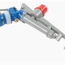 1.5'' Agriculture Irrigation Spray Sprinkler Large-Area Irrigation Spray Garden Farm Watering Sprinkler 360 Adjustable Watering for Farms, Orchards, Tea Gardens, Forestry