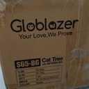 Globlazer Extra Large Platform Cat Tree, 65in Tall Sturdy Cat Tree for Indoor Cats Large Adult, Big Cat Tower for Big Cats with 3 Enlarged Perches, 6 Scratching Posts, Cat Condo, Hammock, S65, Beige