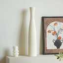 Ceramic Vase Home Decor, Tall Vase for Table Centerpiece, Floor, Modern Rustic Farmhouse Decorative Flower Vase for Pampas Grass Living Room, Office, Bedroom Decoration