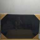 Bulletin Board with Felt, Black Wood Framed Display Bulletin Board for Walls with Pins, Eye Bolts, gaskets, Screws, Pin Board for Office, School and Home(MZB-BK,6090,1P) (approx.24x36in)