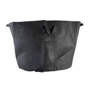 HTG Supply Phat Sacks Indoor/Outdoor 45-Gallon Black Fabric Grow Pot, 2Pcs
