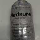 Bedsure GentleSoft Fleece Throw Blanket for Couch Grey - Lightweight Plush Fuzzy Cozy Soft Blankets and Throws for Sofa, 50x60 inches