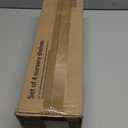 NATURE SUPPLIES Set of 4, Natural Wood Floating Nursery Book Shelves, 16.4" Floating Bookshelves, Wall Book Shelf for Kids Rooms Decor, Toys & Playroom Furniture, Kids Bookshelf, Nursery Bookshelf