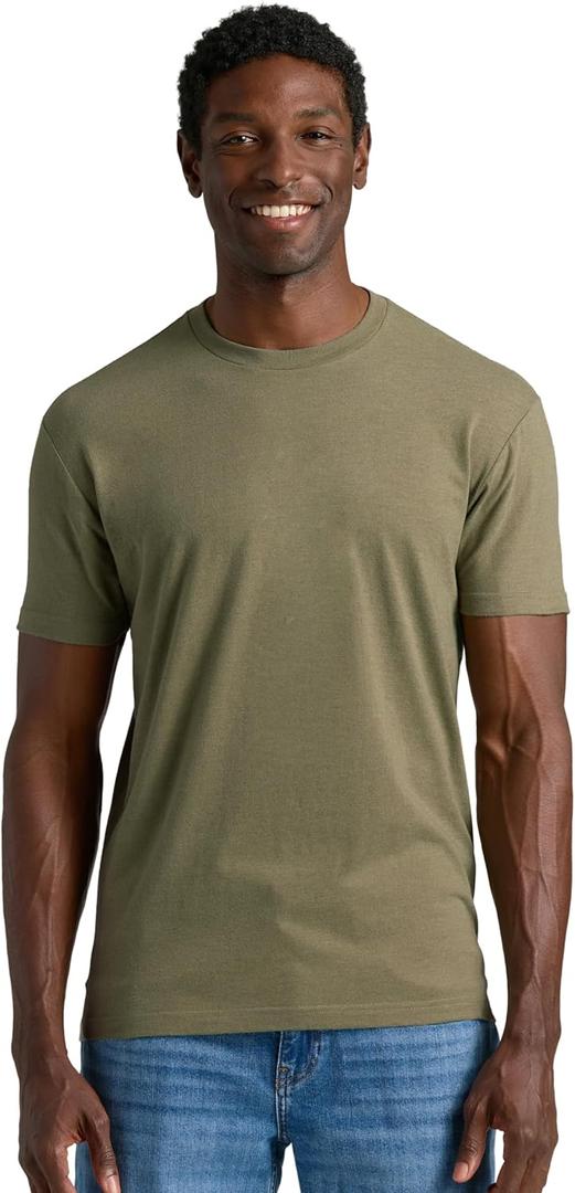 True Classic Mens T-Shirts Short Sleeve Crew Neck T Shirts for Man, Cotton Blend Plain Novelty Men's T-Shirts (M)