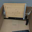 MROCO Heavy Duty Guillotine Paper Cutter & Paper Trimmer, 12" Cut Length, Automatic Clamp, Adjustable Guide, Wood Base with millimeters/inches Gridlines