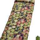 HiiPeak Sleeping Pad - Ultralight Inflatable Sleeping Mat with Built-in Foot Pump, Durable Compact Waterproof Camping Air Mattress for Camping, Backpacking, Hiking, Tent Trap Traveling (Green Camo)