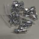 GAsupply 12X1.25 OEM Lug Bolts, Fit for 2015-2022 Jeep Renegade, 2018-2022 Compass, 2014-2022 Cherokee, 20pcs 28mm Shank One-Piece Factory Style Chrome Wheel Lug Bolt, 19mm Hex Stock Stud, Cone Seat (Silver)