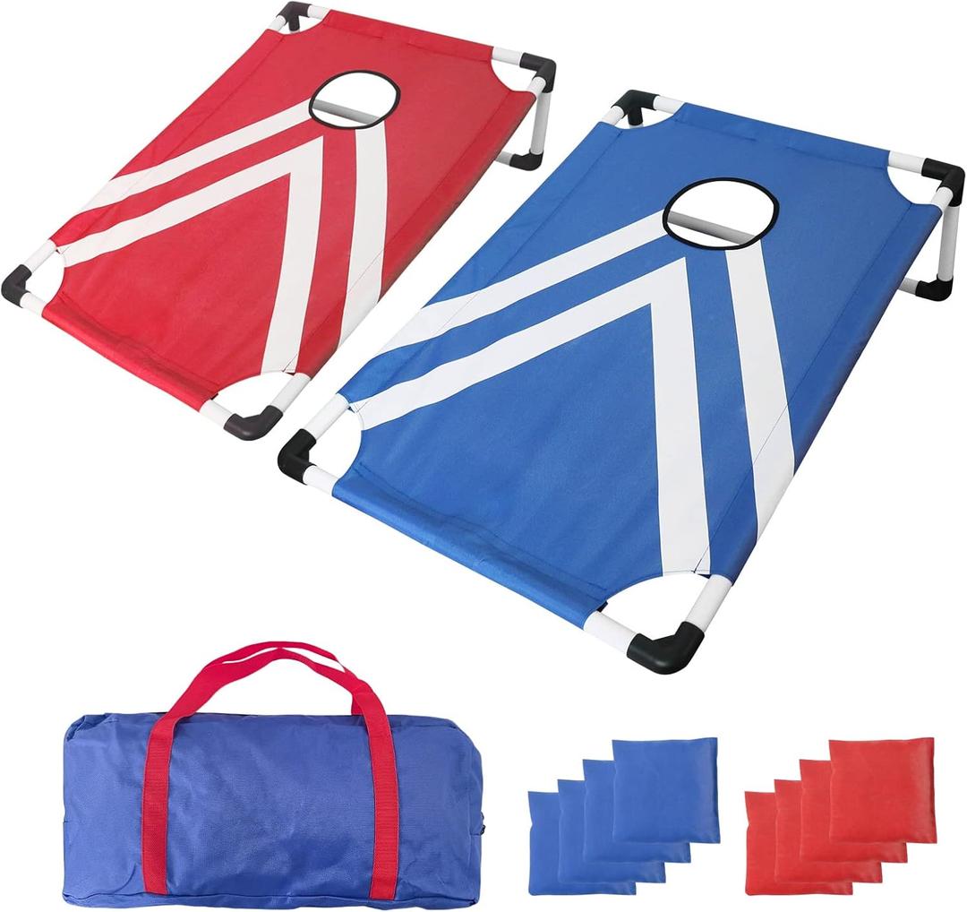 Portable PVC Framed Cornhole Game Set (3'x2'-Classic)