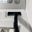 Full-Bristle Dryer Vent Cleaner Brush - 29.52 Inch Flexible Lint Brush for Dryer Vent, Refrigerator Coil Cleaning Brush, Long Handle Dust & Pet Hair Remover for Trap and Duct, Home Essential